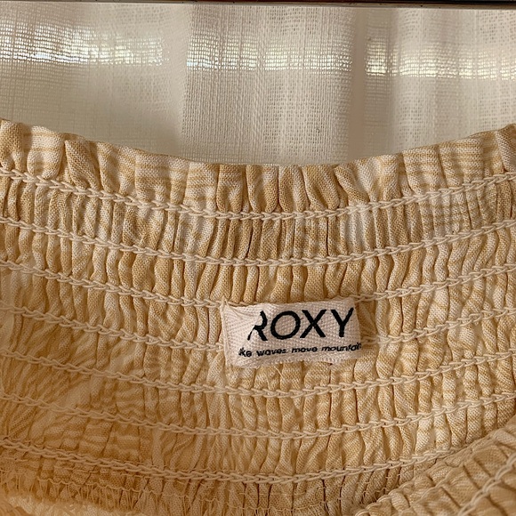 ROXY Tropical Tapioca Wide Split Leg Pants Size Small NWOT - Picture 9 of 10